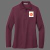 Ladies Silk Touch Long Sleeve Polo Thumbnail