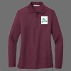 Ladies Silk Touch Long Sleeve Polo Thumbnail
