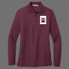 Ladies Silk Touch Long Sleeve Polo Thumbnail