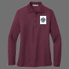 Ladies Silk Touch Long Sleeve Polo Thumbnail