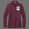 Ladies Silk Touch Long Sleeve Polo Thumbnail