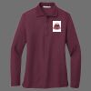 Ladies Silk Touch Long Sleeve Polo Thumbnail