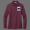 Ladies Silk Touch Long Sleeve Polo Thumbnail