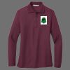 Ladies Silk Touch Long Sleeve Polo Thumbnail