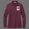 Ladies Silk Touch Long Sleeve Polo Thumbnail