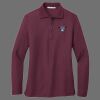 Ladies Silk Touch Long Sleeve Polo Thumbnail