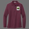 Ladies Silk Touch Long Sleeve Polo Thumbnail