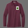 Ladies Silk Touch Long Sleeve Polo Thumbnail