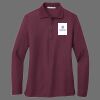 Ladies Silk Touch Long Sleeve Polo Thumbnail