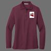 Ladies Silk Touch Long Sleeve Polo Thumbnail
