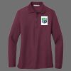 Ladies Silk Touch Long Sleeve Polo Thumbnail