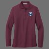 Ladies Silk Touch Long Sleeve Polo Thumbnail