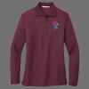 Ladies Silk Touch Long Sleeve Polo Thumbnail