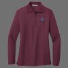 Ladies Silk Touch Long Sleeve Polo Thumbnail