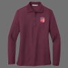 Ladies Silk Touch Long Sleeve Polo Thumbnail