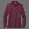 Ladies Silk Touch Long Sleeve Polo Thumbnail