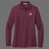 Ladies Silk Touch Long Sleeve Polo Thumbnail