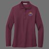 Ladies Silk Touch Long Sleeve Polo Thumbnail