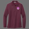 Ladies Silk Touch Long Sleeve Polo Thumbnail