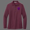Ladies Silk Touch Long Sleeve Polo Thumbnail
