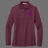 Ladies Silk Touch Long Sleeve Polo Thumbnail