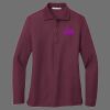 Ladies Silk Touch Long Sleeve Polo Thumbnail