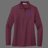 Ladies Silk Touch Long Sleeve Polo Thumbnail