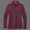 Ladies Silk Touch Long Sleeve Polo Thumbnail