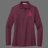 Ladies Silk Touch Long Sleeve Polo Thumbnail