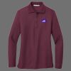 Ladies Silk Touch Long Sleeve Polo Thumbnail