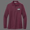 Ladies Silk Touch Long Sleeve Polo Thumbnail