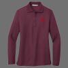 Ladies Silk Touch Long Sleeve Polo Thumbnail