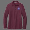 Ladies Silk Touch Long Sleeve Polo Thumbnail