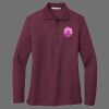 Ladies Silk Touch Long Sleeve Polo Thumbnail