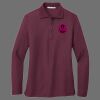 Ladies Silk Touch Long Sleeve Polo Thumbnail