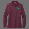 Ladies Silk Touch Long Sleeve Polo Thumbnail