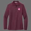 Ladies Silk Touch Long Sleeve Polo Thumbnail