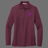 Ladies Silk Touch Long Sleeve Polo Thumbnail