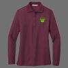 Ladies Silk Touch Long Sleeve Polo Thumbnail