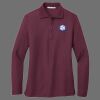 Ladies Silk Touch Long Sleeve Polo Thumbnail
