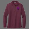 Ladies Silk Touch Long Sleeve Polo Thumbnail