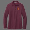 Ladies Silk Touch Long Sleeve Polo Thumbnail