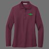 Ladies Silk Touch Long Sleeve Polo Thumbnail