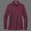 Ladies Silk Touch Long Sleeve Polo Thumbnail