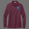 Ladies Silk Touch Long Sleeve Polo Thumbnail