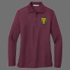 Ladies Silk Touch Long Sleeve Polo Thumbnail