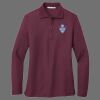 Ladies Silk Touch Long Sleeve Polo Thumbnail
