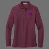 Ladies Silk Touch Long Sleeve Polo Thumbnail
