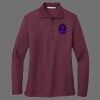 Ladies Silk Touch Long Sleeve Polo Thumbnail