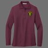 Ladies Silk Touch Long Sleeve Polo Thumbnail